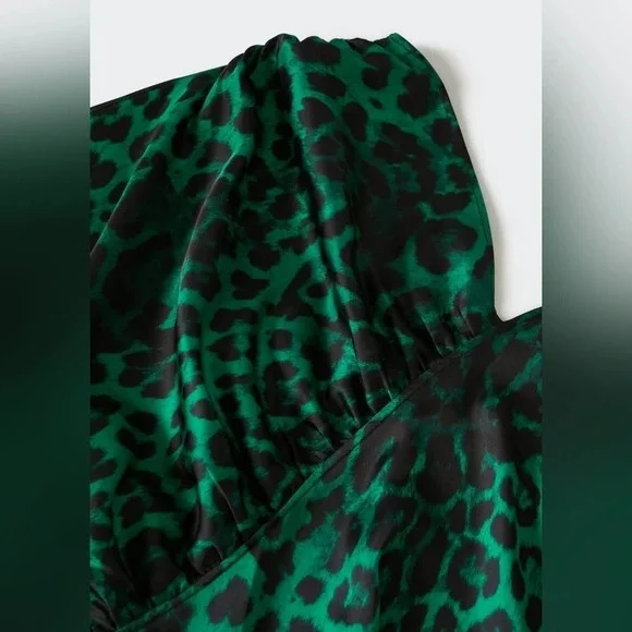 Mango Animal-print  fluid dress - Picture 6 of 7